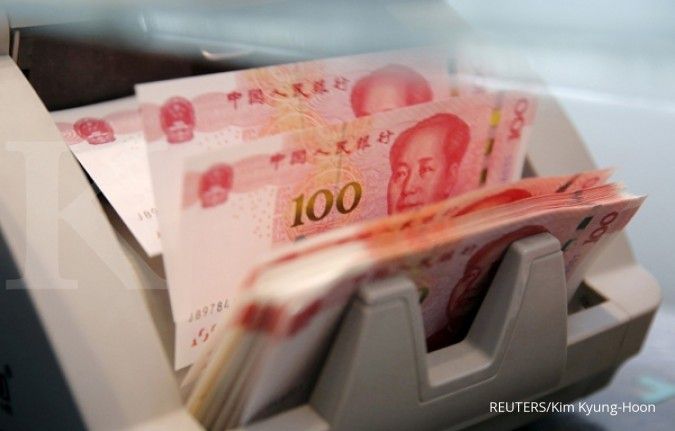 Yuan di pasar offshore menuju rekor terendah 