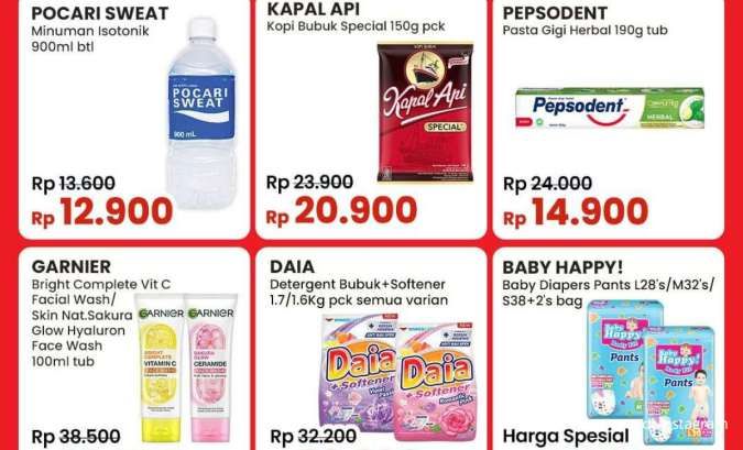 Promo Indomaret Weekend 25-27 Oktober 2024, Gariner Facial Wash & Daia Lebih Hemat