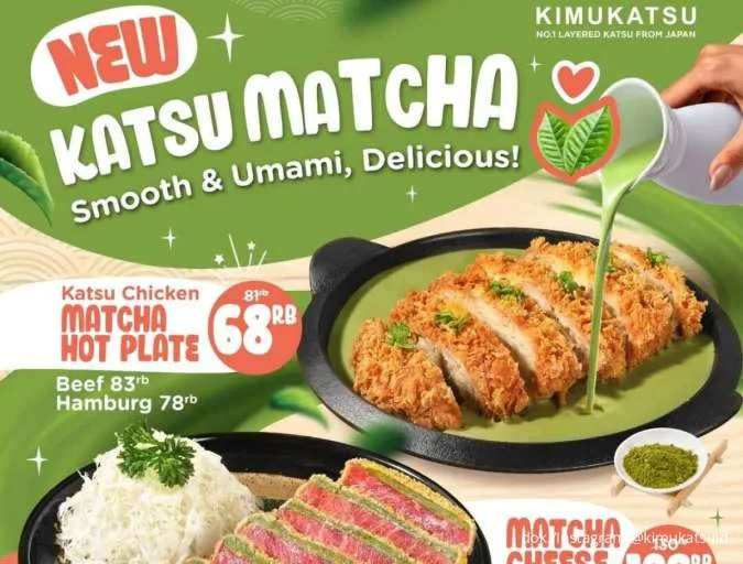Perpaduan Unik Kimukatsu, Hadirkan Menu Baru Katsu Matcha di AEON Mall Deltamas