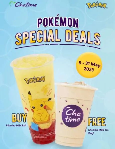 Promo Chatime Pokemon Special Deals