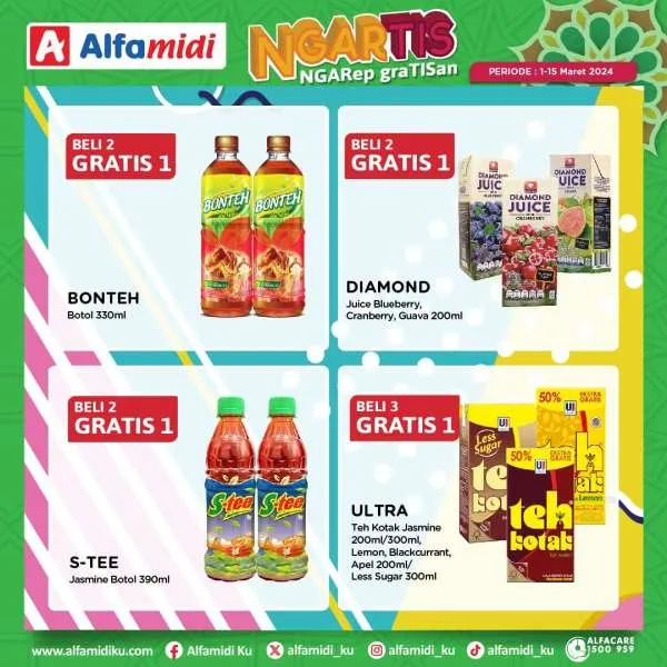 Promo Alfamidi Ngartis (Ngarep Gratisan) Periode 1-15 Maret 2024