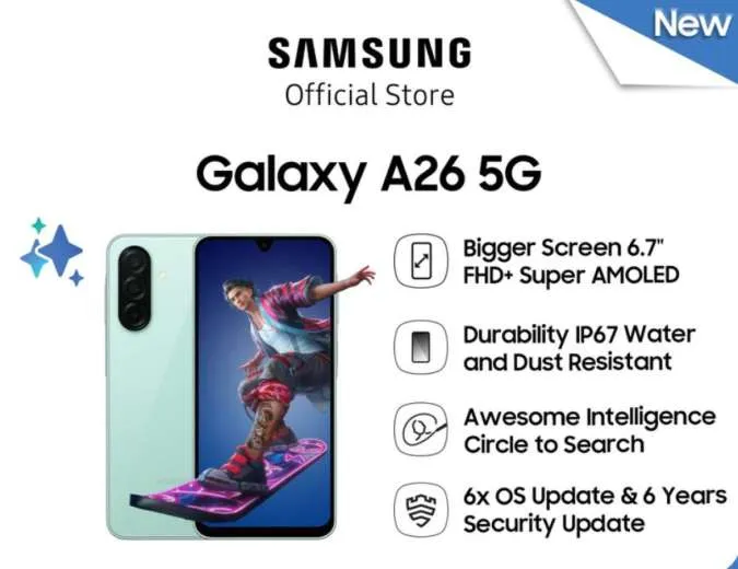 Nonton Film di Samsung A26? Bisa Dong, Layarnya FHD+ dan Responsif Banget