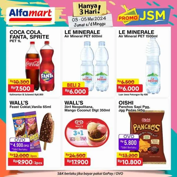 Promo JSM Alfamart Periode 3-5 Mei 2024