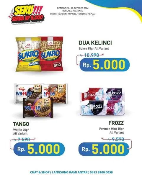 Promo Hypermart Serba Rp 5.000 Periode 25-31 Oktober 2024