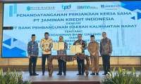 Jamkrindo Gandeng BPD Kalbar Perkuat Pembiayaan Konstruksi dan Pengadaan