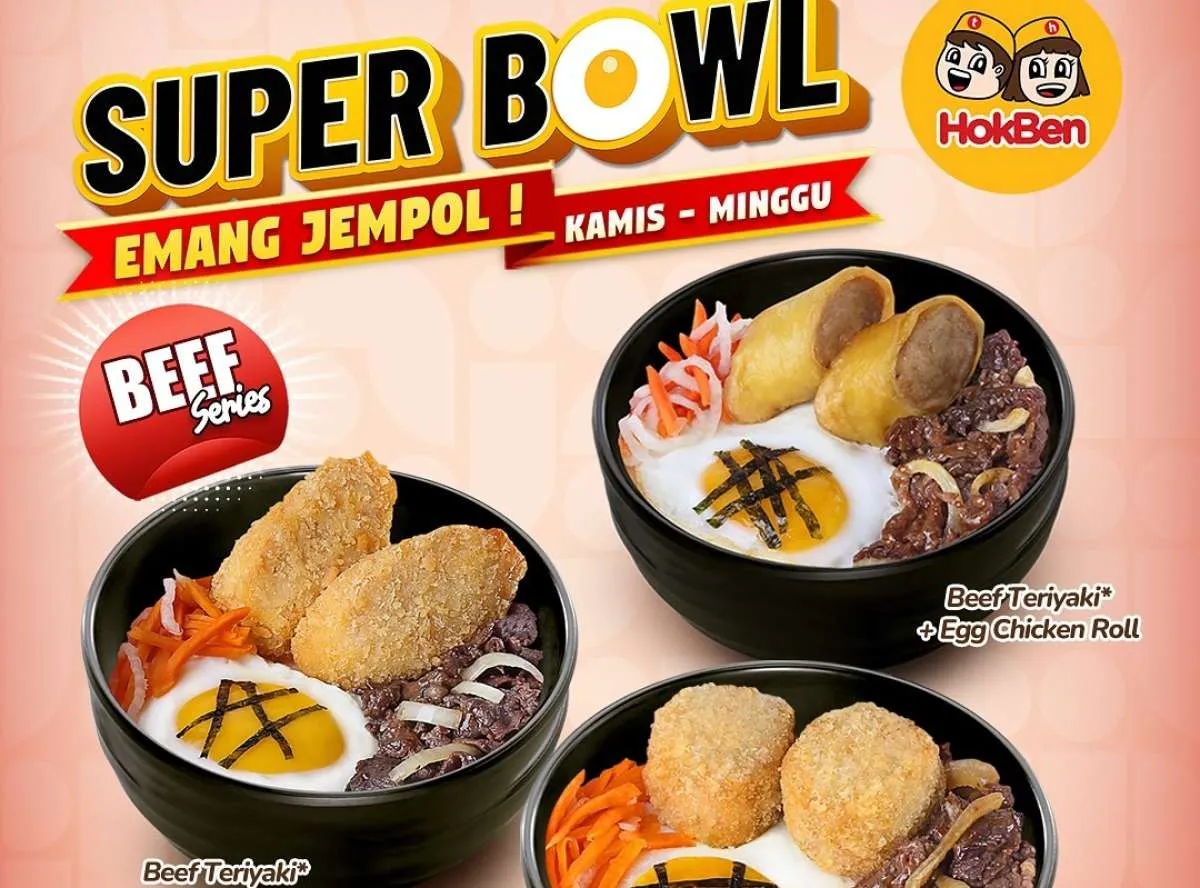 MIN- Promo HokBen Weekend November 2025, Super Bowl Mulai Rp 30.000-an Saja