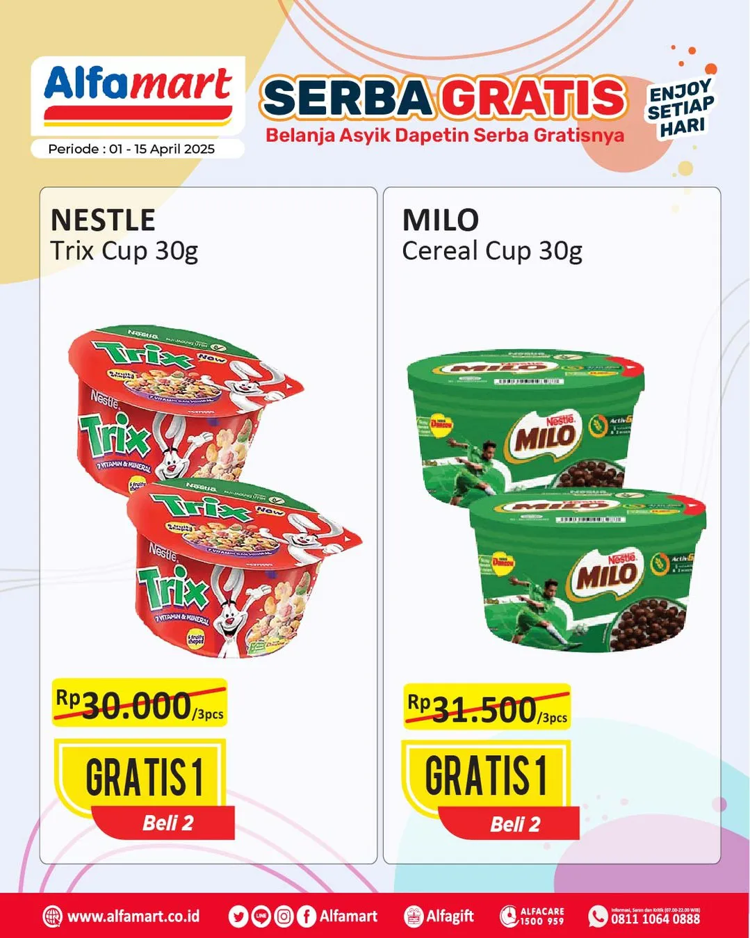 Promo Alfamart Serba Gratis Periode 1-15 April 2025
