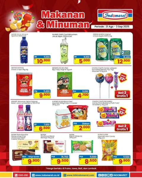 Promo Indomaret Super Hemat Periode 21 Agustus-3 September 2025