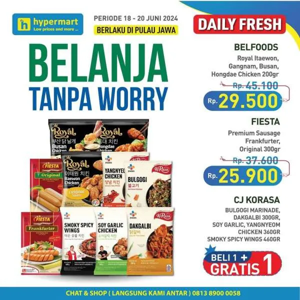 Promo Hypermart Hyper Diskon Weekday Periode 18-20 Juni 2024