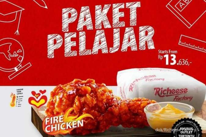 Promo Terbaru Richeese 2022, Tunjukkan Kartu Identitas Dapat Paket Pelajar Rp 13.000