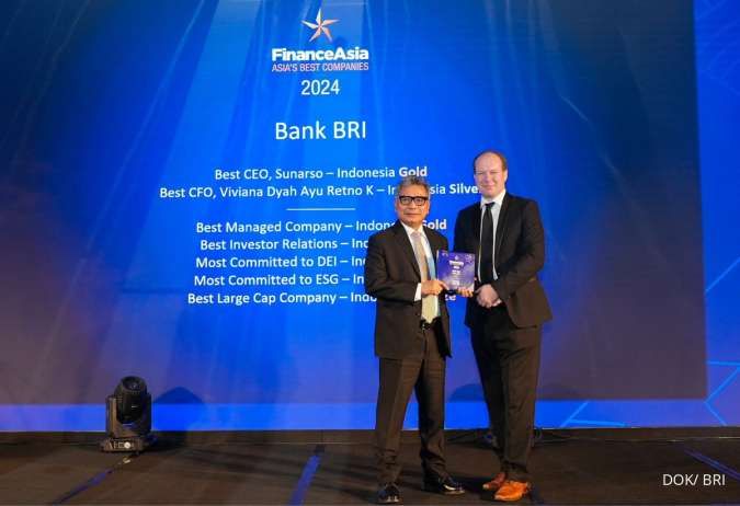 Direktur Utama BRI Sunarso Dinobatkan Sebagai The Best CEO Dari FinanceAsia