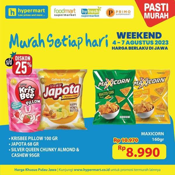 Katalog Harga Promo JSM Hypermart Terbaru 4-7 Agustus 2023