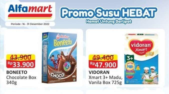 Promo Alfamart sampai 31 Desember, Belanja Susu dan Makanan Bayi Jadi Lebih Murah