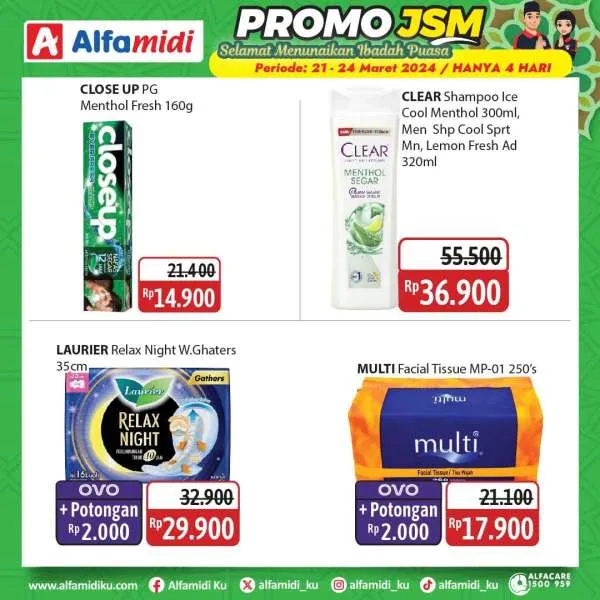 Promo JSM Alfamidi Hanya 4 Hari Periode 21-24 Maret 2024