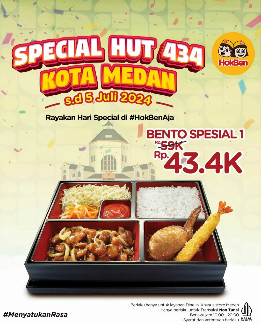 Hokben Hut Kota Medan