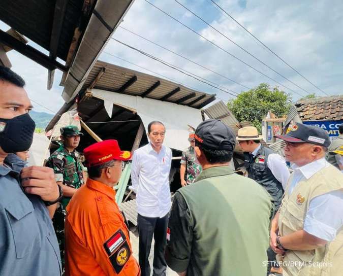 Jokowi Sampaikan Duka Cita atas Gempa Cianjur