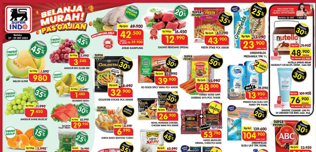 Katalog Promo JSM Superindo Diskon hingga 50% Periode 27-29 Oktober 2023