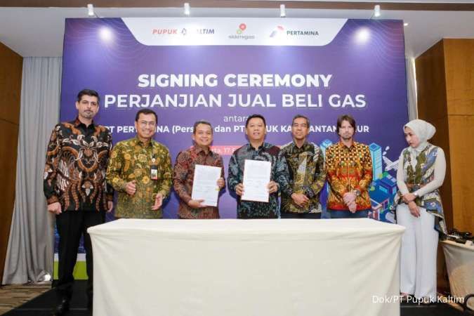 Pastikan Kelancaran Pasokan Gas, Pupuk Kaltim Teken PJBG dengan Pertamina