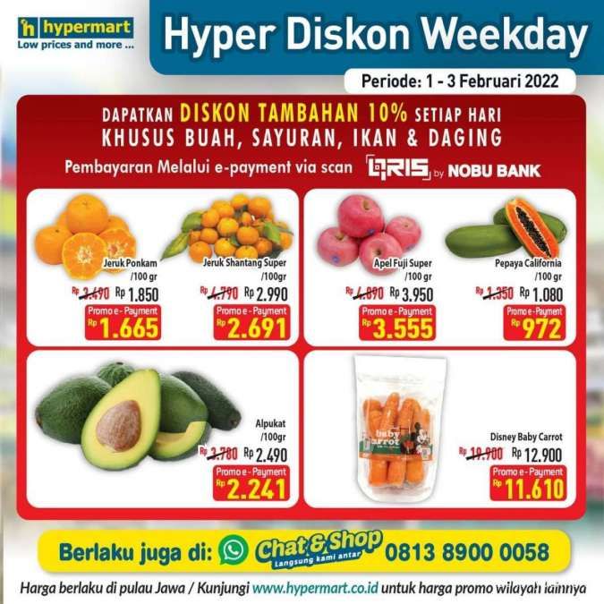 Promo Hypermart Terbaru 1-3 Februari 2022