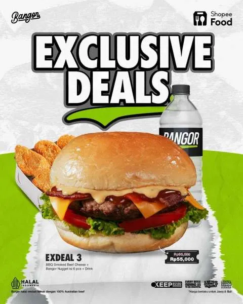 Promo Burger Bangor Exdeal 3