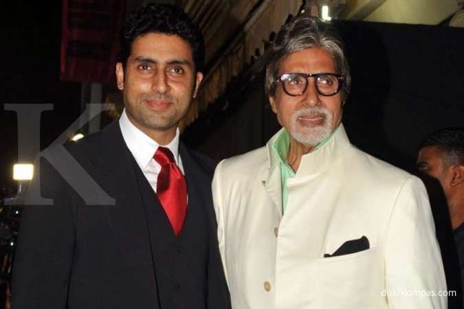 Amitabh Bachchan dan Abhishek Bachchan, aktor India positif terinfeksi virus corona