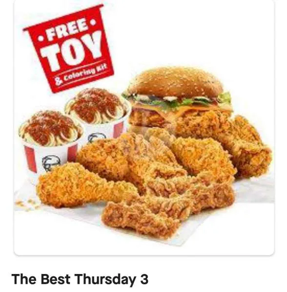 Promo KFC menu terbaru: The Best Thursday 3