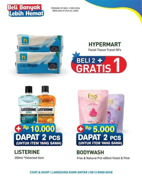 Promo Hypermart Beli Banyak Lebih Hemat Periode 29 November-5 Desember 2024