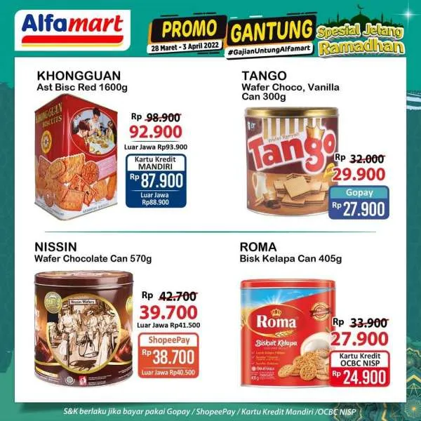 Promo Alfamart Gantung Periode 28 Maret-3 April 2022
