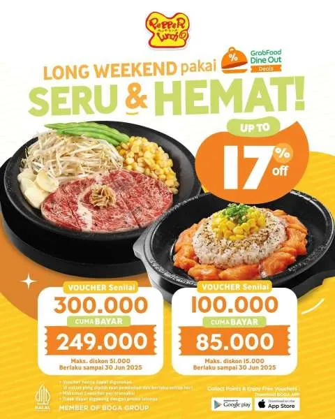 Promo Pepper Lunch Seru dan Hemat