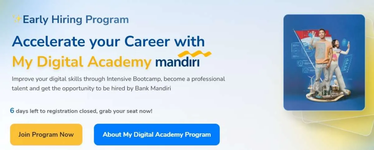 Ingin Tambah Skill? Bank Mandiri Buka Pelatihan Digital Mahasiswa, Cek Syaratnya Ini