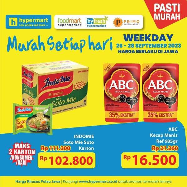 Promo Hypermart Terbaru 26-28 September 2023