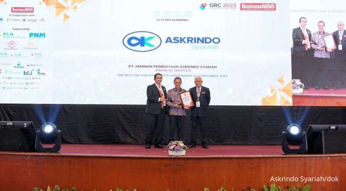 Askrindo Syariah Raih Penghargaan Pada Ajang GRC Award Tahun 2023