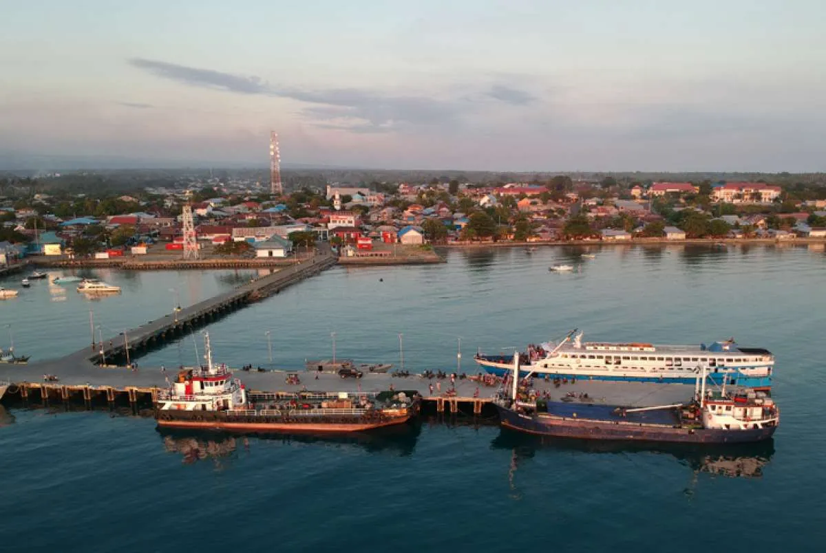 Proyek Pelabuhan SKPT Morotai Waskita Karya (WSKT) Resmi Beroperasi