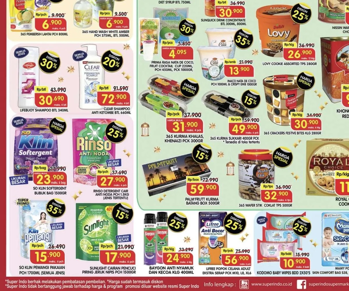 Promo Superindo Bekal Komplit Super Hemat 20-23 Juli 2026, Diskon sampai 30%