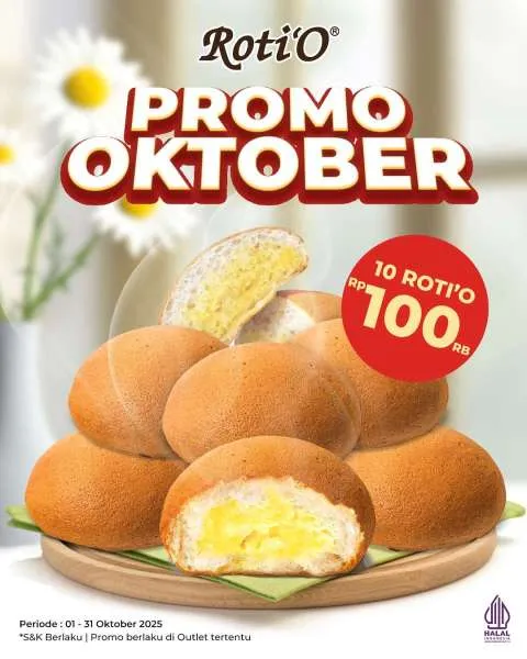 Promo Oktober RotiO Paket Isi 10