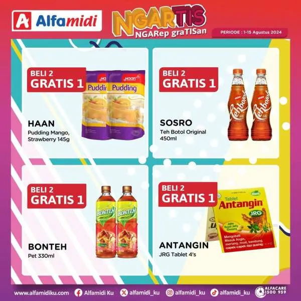 Promo Alfamidi Ngartis (Ngarep Gratisan) Periode 16-31 Januari 2024