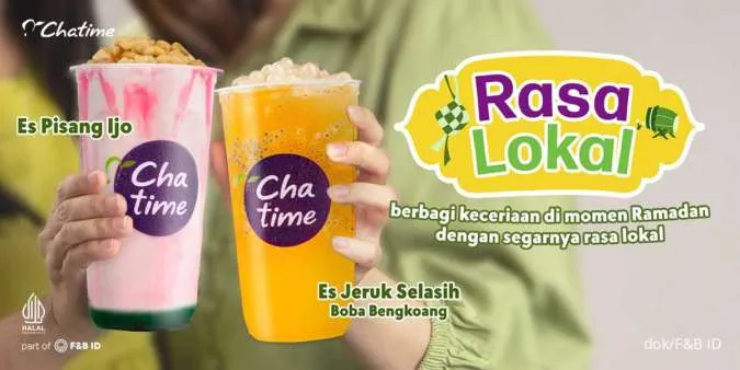 F&B ID Luncurkan Chatime Es Pisang Ijo dan Es Jeruk di Momen Ramadan