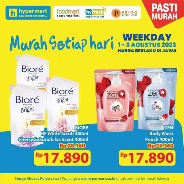 Katalog Harga Promo Hypermart Weekday 1-3 Agustus 2023