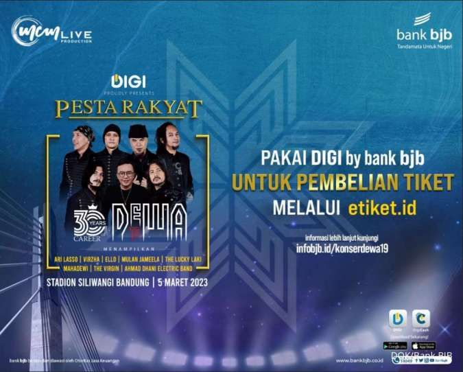 Bank BJB Hadirkan Konser Pesta Rakyat 30 Years Career Dewa 19’ di Bandung 