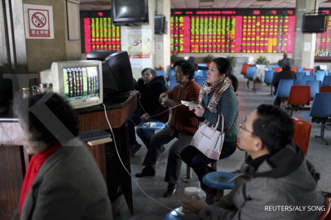 Bursa China mencetak rekor sejak Mei 2008