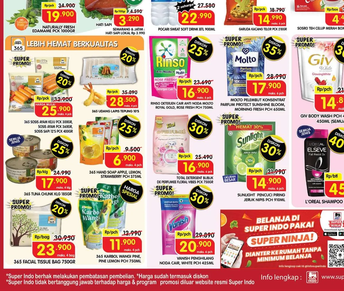 Promo Superindo Hari Ini 12-15 Juni 2023, Diskon sampai 50%