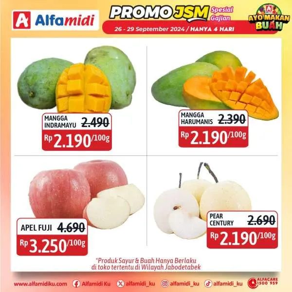 Promo JSM Alfamidi Hanya 4 Hari Periode 26-29 September 2024