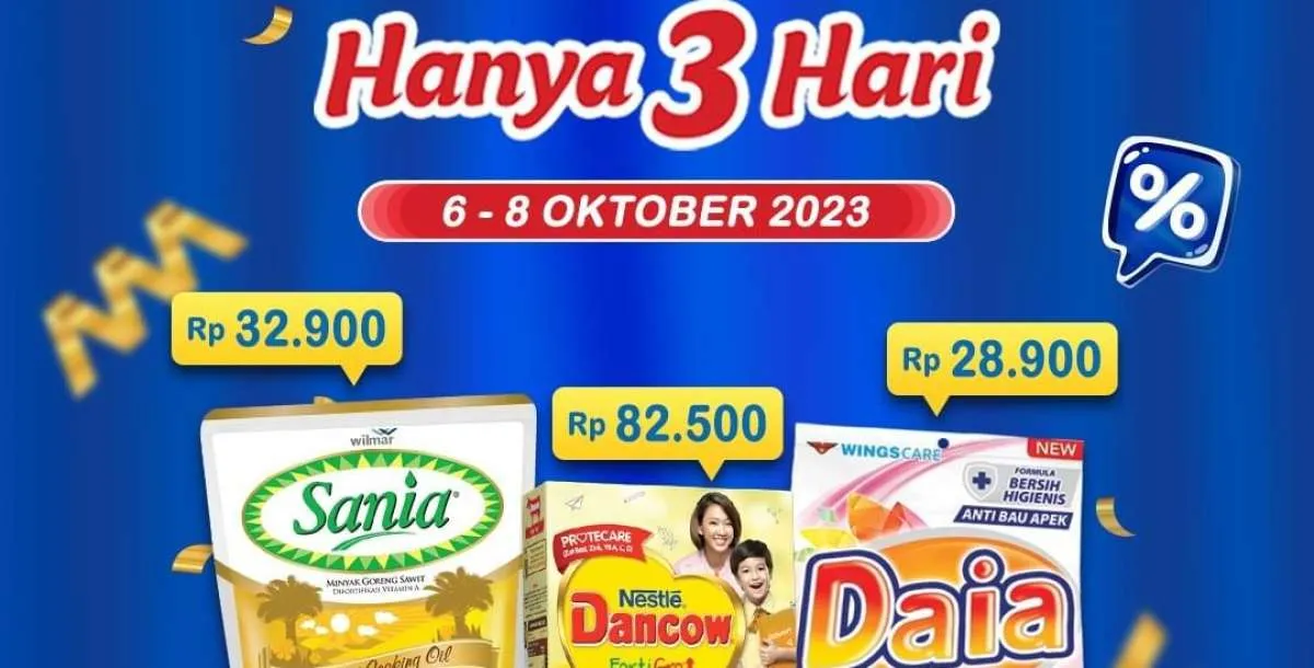Promo JSM Indomaret Minggu 8 Oktober 2023, Promo Hanya 3 Hari yang Akan Berakhir