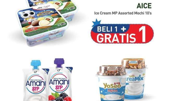 Es Krim Mochi Beli 1 Gratis 1, Cek Promo JSM Hypermart Periode 1-4 November 2024