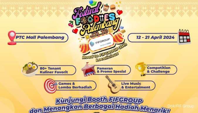 FIFGROUP Hadir di Festival Foodies Palembang 2024