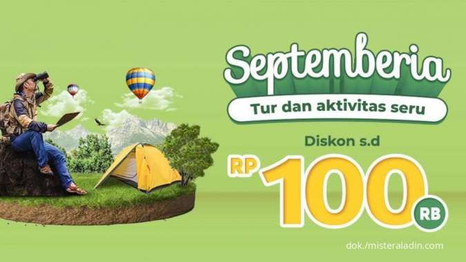 Promo Mister Aladin, Diskon Tur dan Aktivitas Hingga Rp 100.000