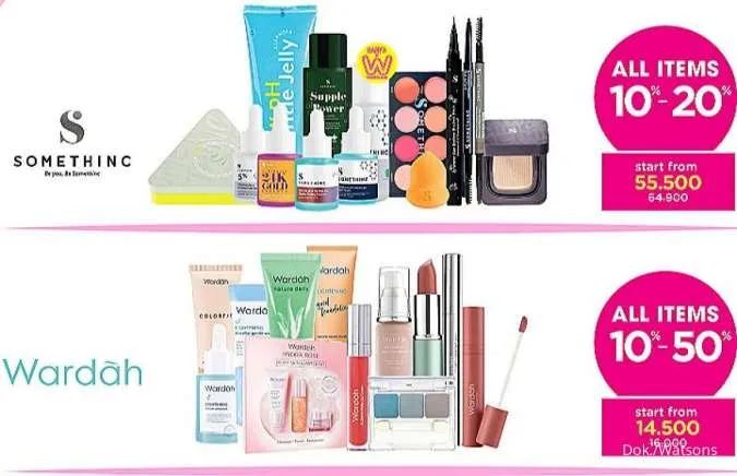 Promo Watsons Sale Beauty Deals Diskon s/d 70% Periode 24-27 Maret 2022