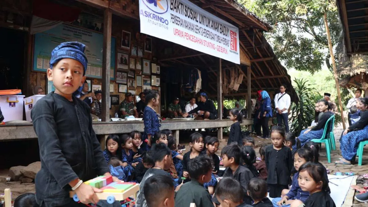 Cegah stunting, Askrindo beri bantuan ke warga Baduy, Banten
