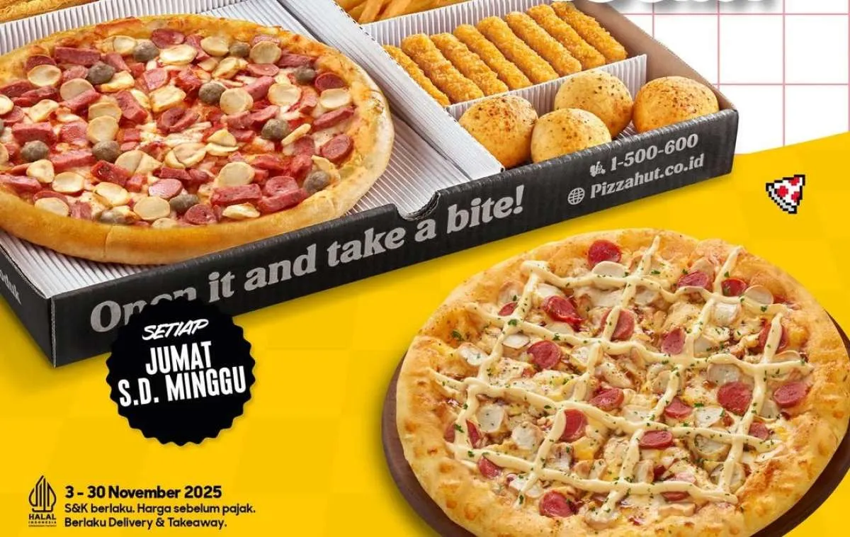 MIN- Promo PHD Weekend November 2025, 2 Pizza & 5 Snack Harga Spesial