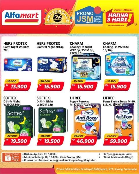 Promo JSM Alfamart Periode 10-12 Oktober 2025